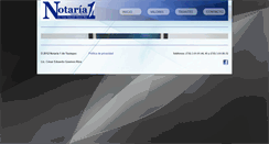 Desktop Screenshot of notaria1yautepec.com